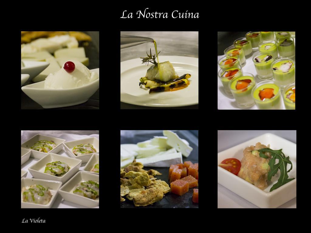 La Violeta Hotel Spa & Chill Out Castelltercol ภายนอก รูปภาพ